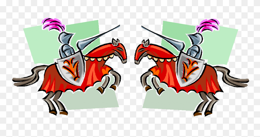 1079x531 End Of The Year Excitement! Kindergarten B - Jousting Clipart