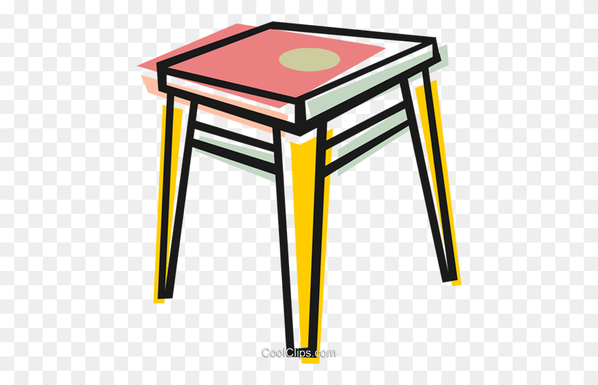 456x480 End Table Royalty Free Vector Clip Art Illustration - End Table Clipart