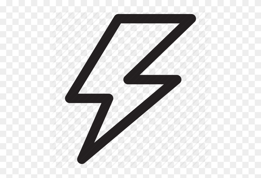 512x512 Energy, Flash Sign, Lightning, Lightning Bolt, Thunderbolt Icon - Thunderbolt PNG