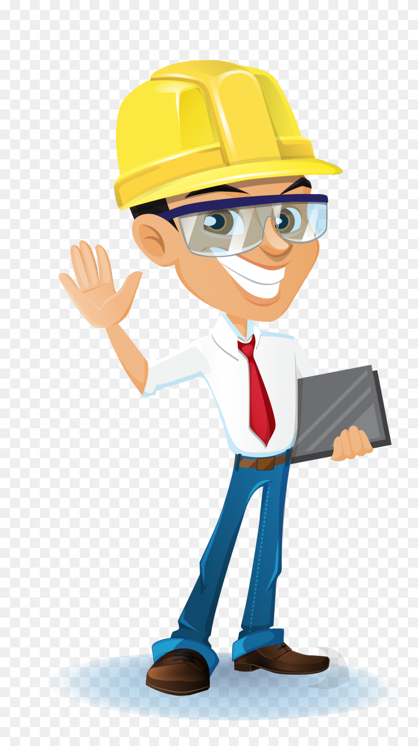 1314x2423 Engineer Clipart - Construction Tools Clipart