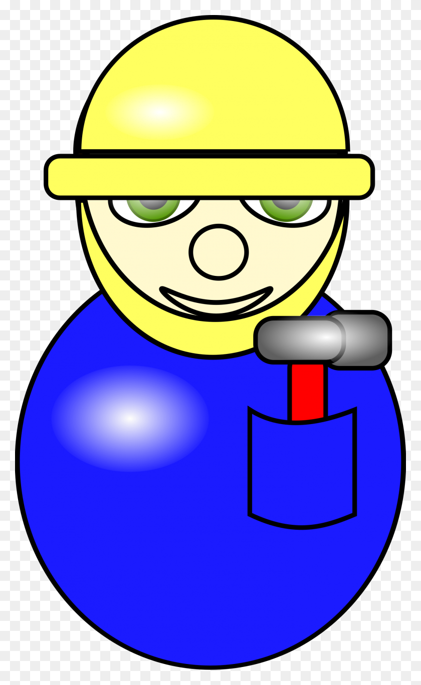 1431x2400 Engineer Clipart Mine Worker - Overall Clipart
