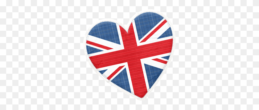 300x298 England Hearts Backgrounds, Images, Ephemera Etc - British Flag Clipart