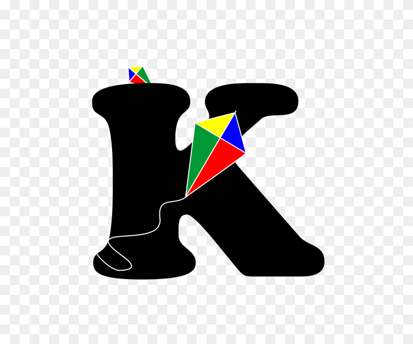 640x640 Английский Алфавит С Изображением Буквы K, Английская Буква, Мультфильм - Буква K Клипарт