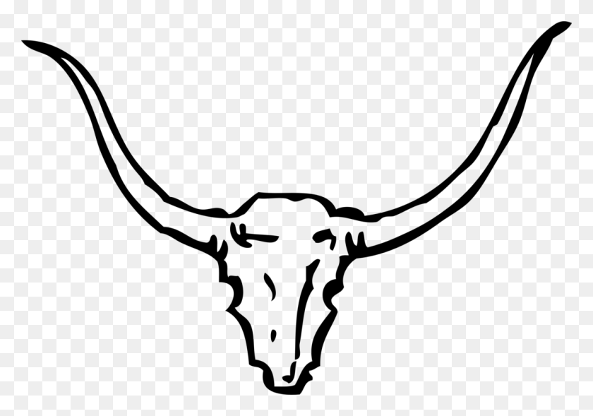 1104x750 English Longhorn Bull Texas Longhorn Bison - Texas Clipart Black And White