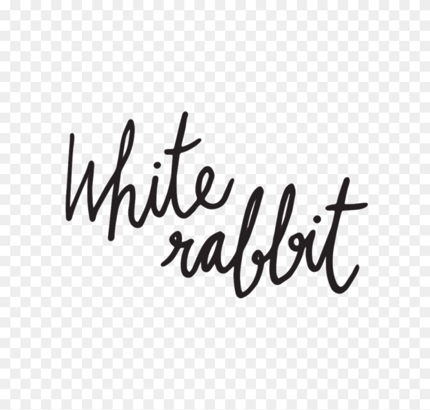 1000x951 English White Rabbit - Letras Png