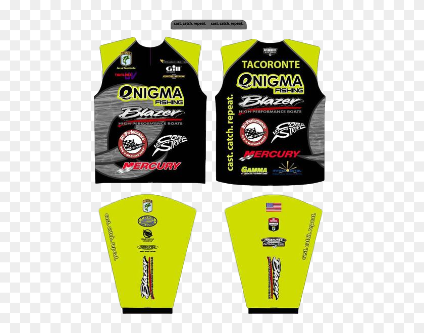 600x600 Enigma Custom Short Sleeve Jersey Enigma Fishing - Jersey PNG