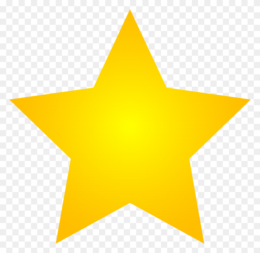 7628x7405 Приятный Звездный Клипарт - Картинка Сияющая Звезда