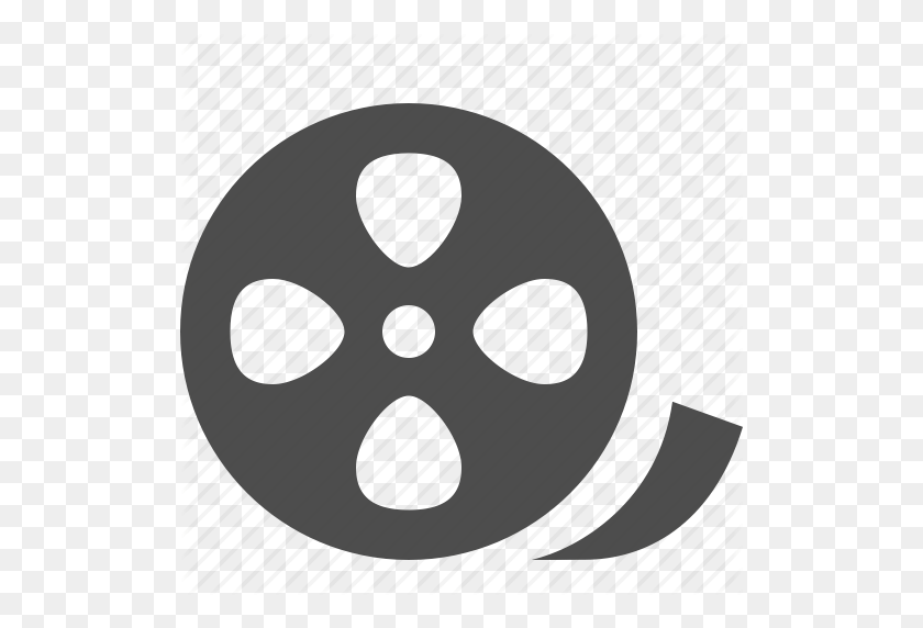 512x512 Entertainment, Film, Film Roll, Movie, Reel, Roll, Video Icon - Movie Reel PNG