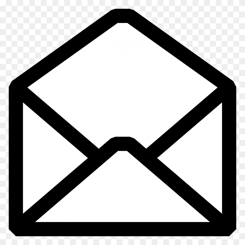 2400x2400 Envelope Clipart Mail Cute Borders Vectors Animated Black - Youve Got Mail Clipart