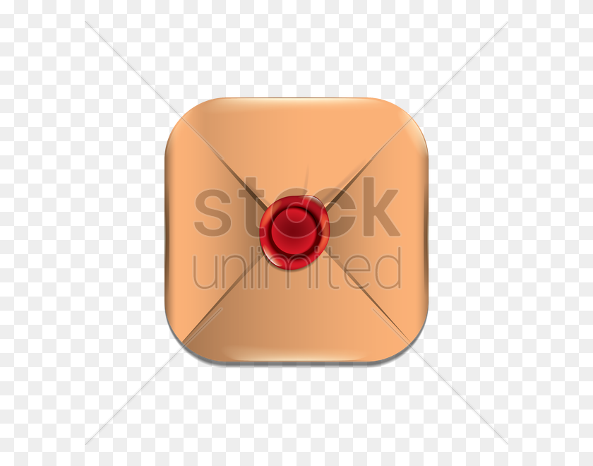 600x600 Envelope With Wax Seal Vector Image - Wax Seal PNG