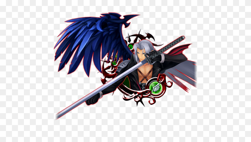 500x417 Epic Medal Carnival With Sephiroth And Sora Pals - Sephiroth PNG