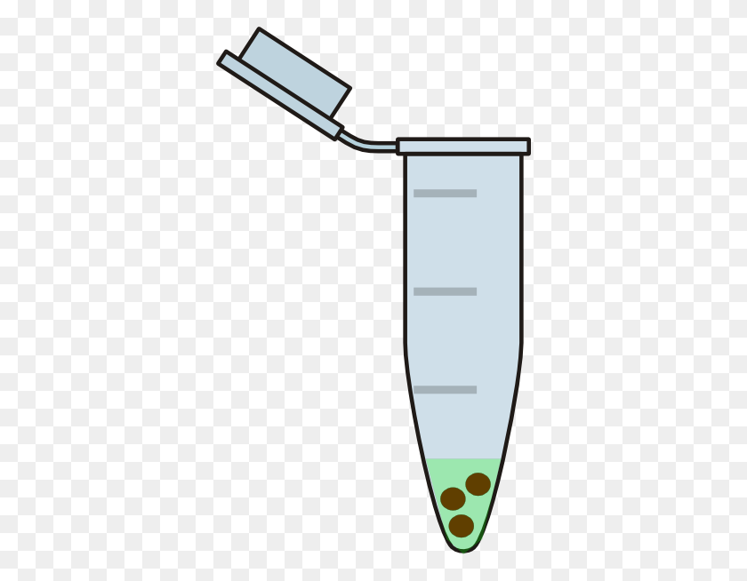 354x594 Eppendorf Tube With Beads Clipart - Beads Clipart