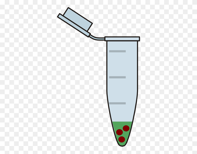 354x594 Eppendorf Tube With Particles Clipart - Partículas Png