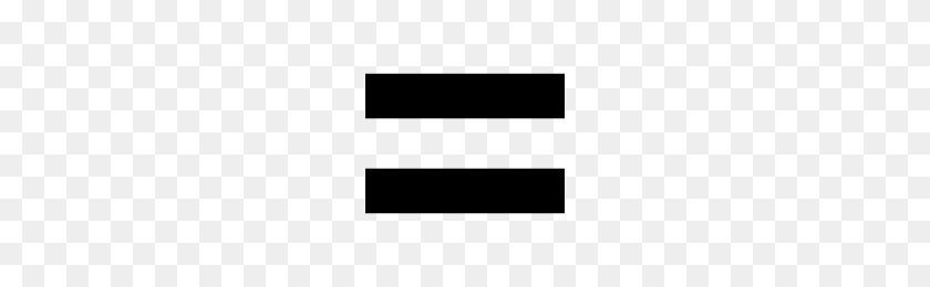 200x200 Equal Icons Noun Project - Equal PNG