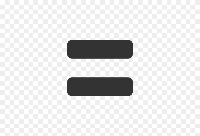 512x512 Знак Равенства, Удаление, Удаление, Значок Igual Без Значка Windows - Знак Равенства Png