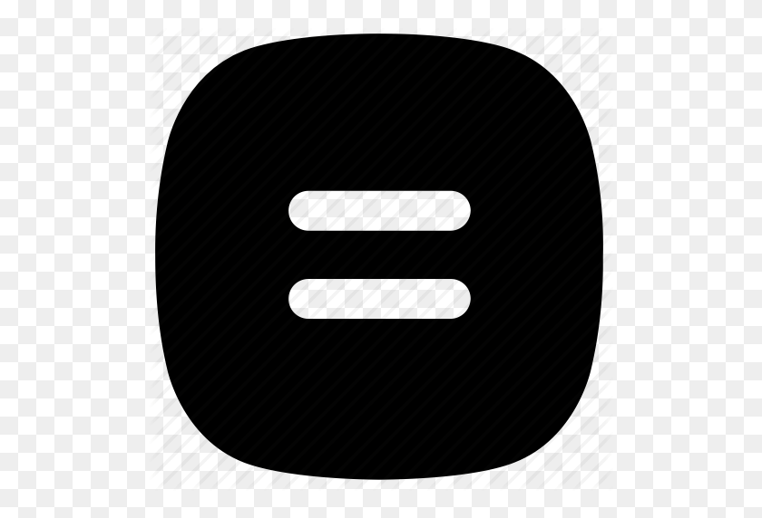 512x512 Equal Sign, Equal Symbol, Equal To, Equals, Equals To Icon - Equal Sign PNG