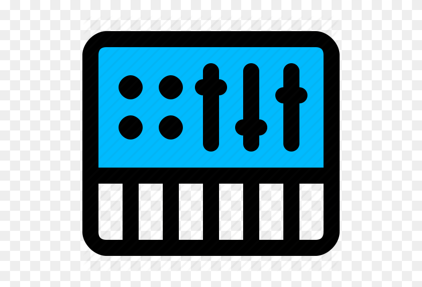 512x512 Equalizer, Mixer, Sound Mixer, Synth, Synthesizer Icon - Equalizer Clipart