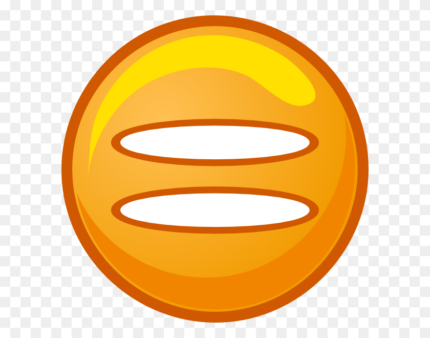 600x600 Equals Sign Orange Round Icon Clip Art - Equal Sign Clipart