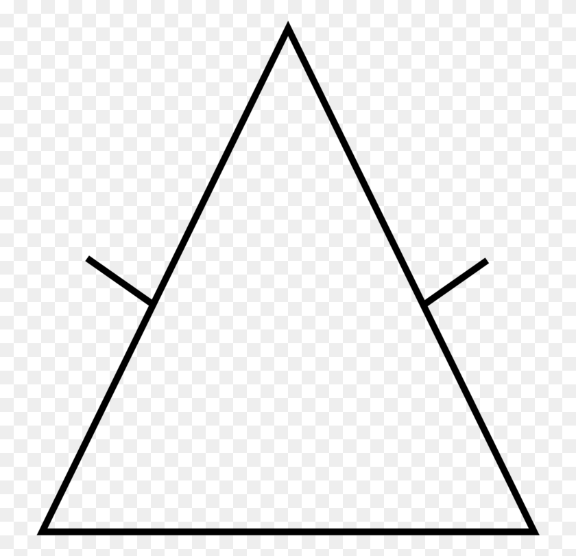 734x750 Равносторонний Треугольник Равносторонний Многоугольник Прямоугольник Свободный - Прямой Треугольник Png