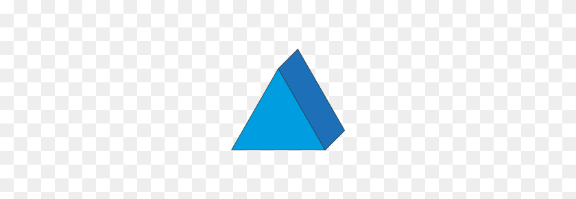 230x230 Forma De Espuma De Triángulo Equilátero Cortado A La Medida - Triángulo Equilátero Png