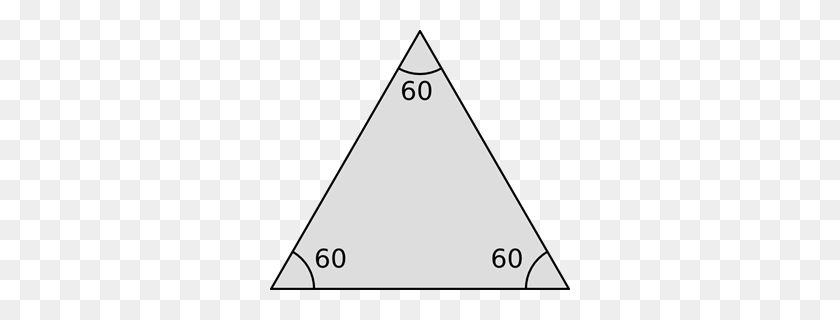 300x260 Triángulo Equilátero Png
