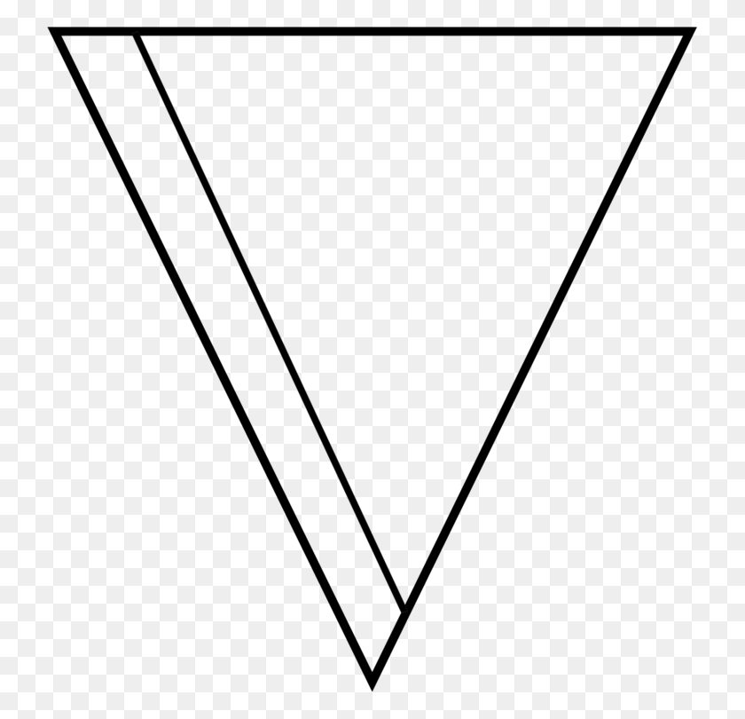 733x750 Равносторонний Треугольник Формы Геометрии Математики - Фигуры Черный И Белый Клипарт