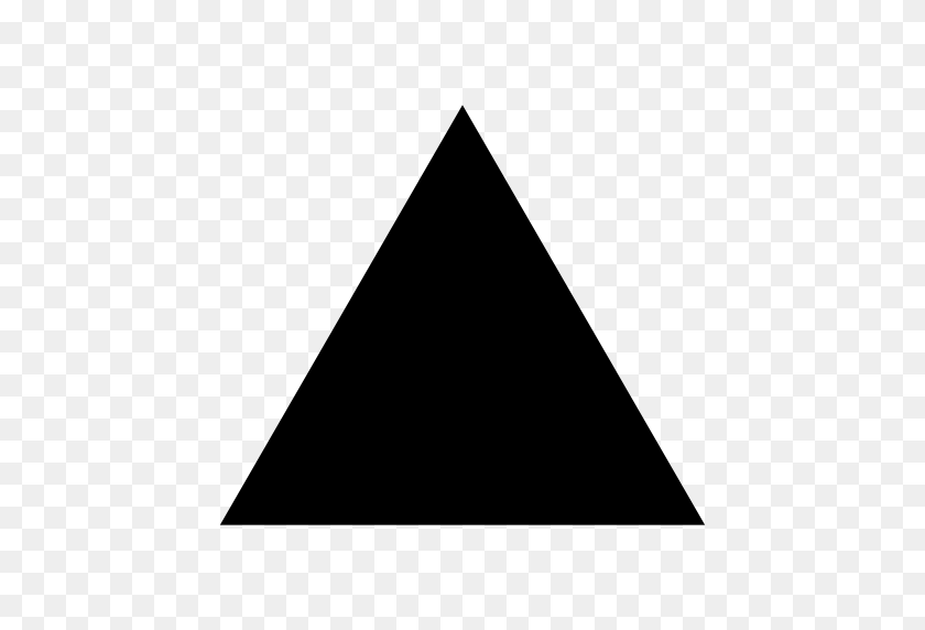 512x512 Triángulo Equilátero, Icono De Triángulo Con Formato Png Y Vector - Triángulo Equilátero Png