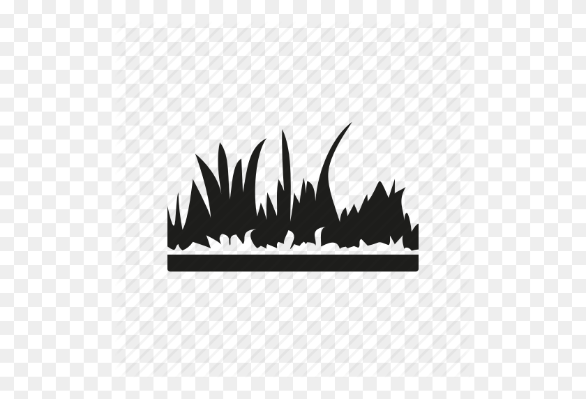 512x512 Equipment, Garden, Gardening, Grass, Lawn, Sod, Soil Icon - Grass Silhouette PNG