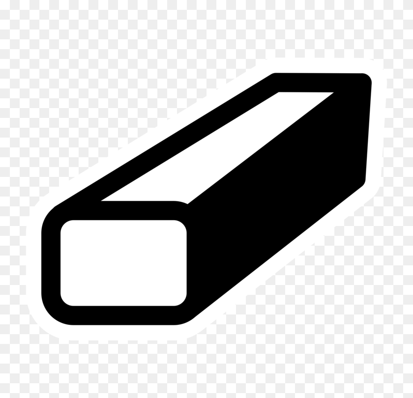 750x750 Eraser Computer Icons Paper Pencil Black And White - Eraser Clipart Black And White