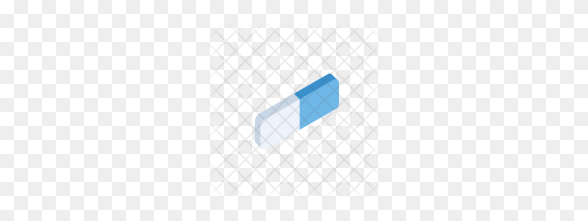 256x256 Eraser Icons - Isometric Grid PNG