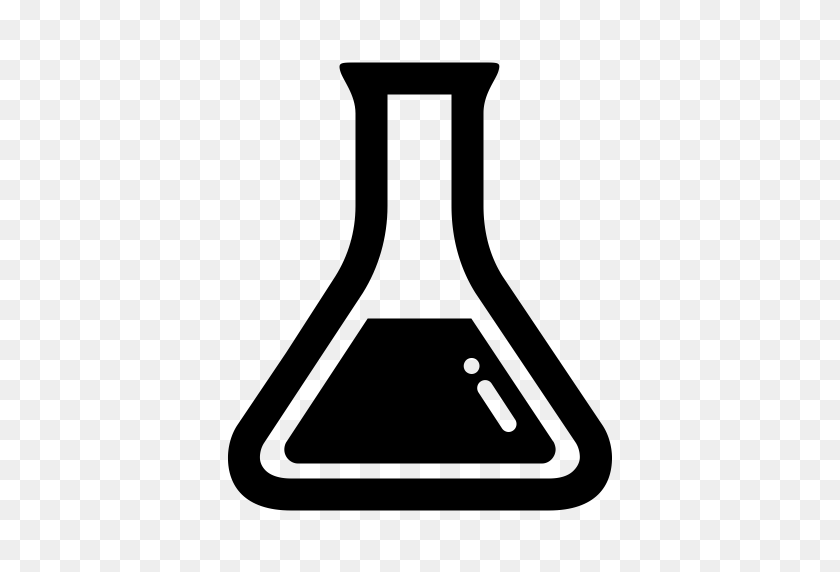 512x512 Erlenmeyer Flask, Erlenmeyer, Flask Icon With Png And Vector - Erlenmeyer Flask Clip Art