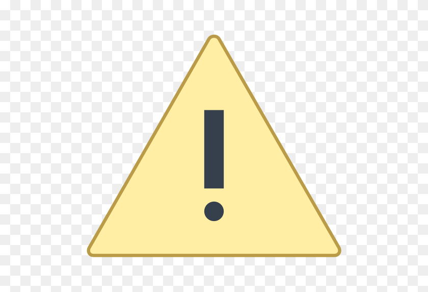 512x512 Ошибка, Предупреждение, Значок Символа Без Отзывчивых Значков Office - Предупреждающий Символ Png
