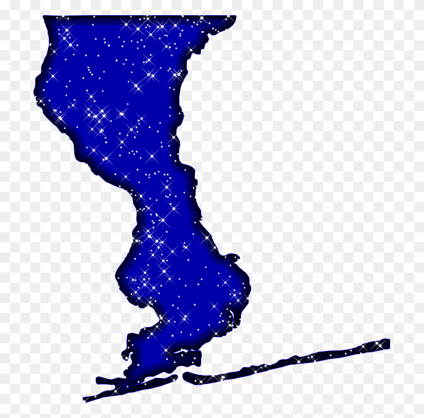 707x768 Escambia Fun Style Maps - Starry Night PNG