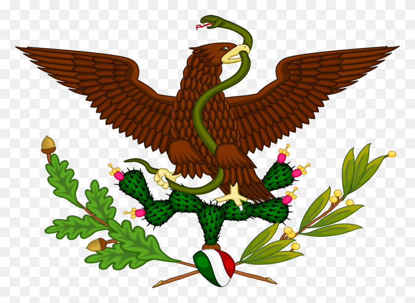 1280x909 Escudo De La Segunda Federal De Los Estados Unidos - Бандера Де Мексика Png