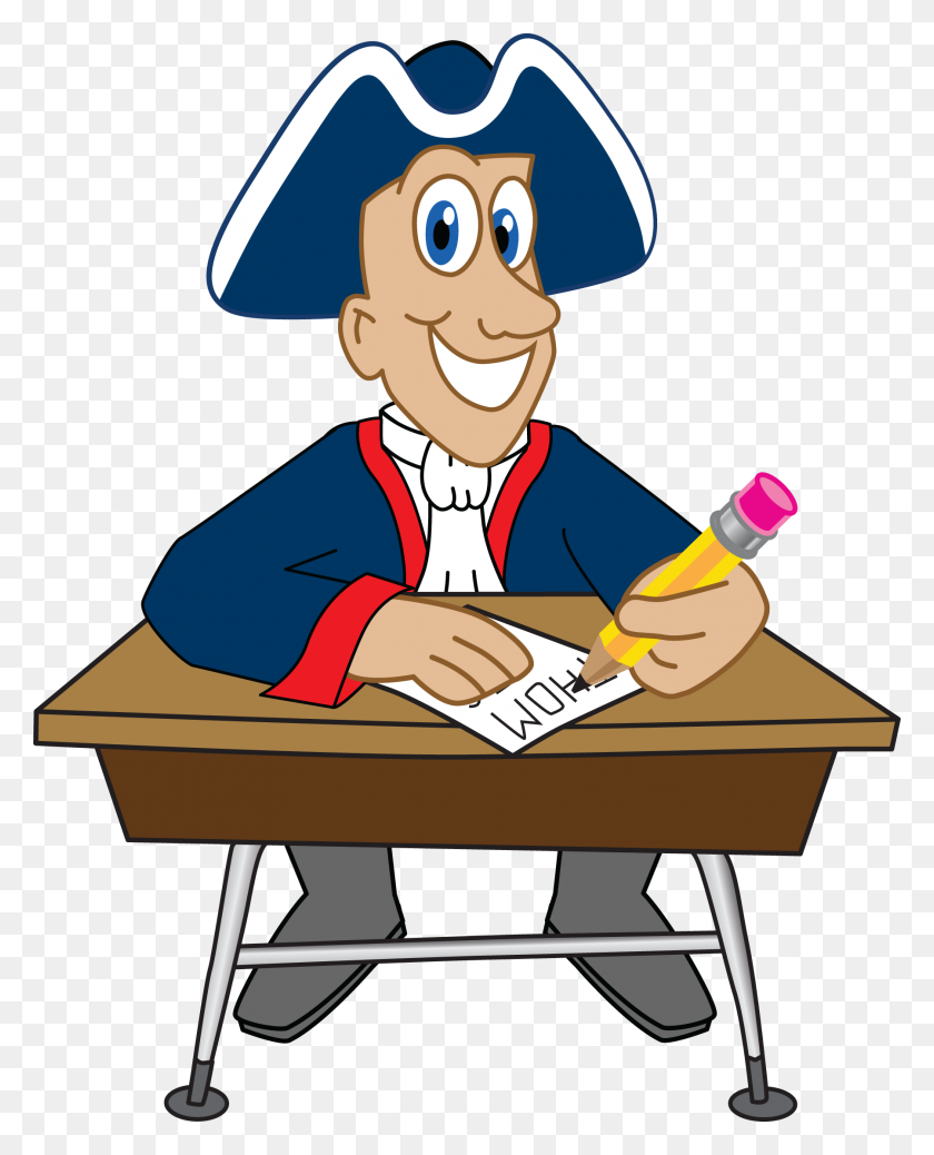 1799x2256 Ese - Student Sitting At Desk Clipart