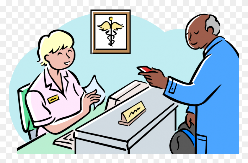 817x517 Esl Doctors Writing - Doctor Appointment Clipart
