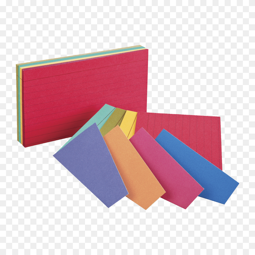 1480x1480 Esselte Pendaflex Oxford Ruled Index Card, X In, Assorted - Index Card PNG