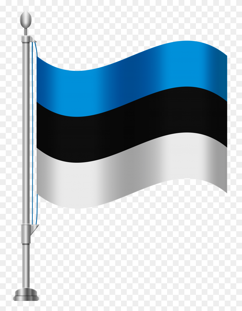 6141x8000 Estonia Flag Clipart Golf - Golf Flag PNG