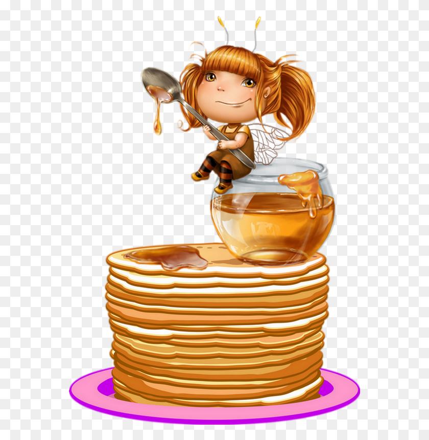570x800 Et Personnage Dessin Png, Tube - Pancakes PNG