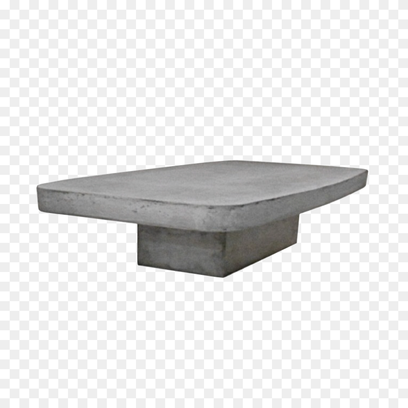 3000x3000 Ethan Concrete Coffee Table Rely - Concrete PNG