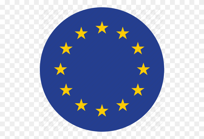 512x512 La Ue, Europa, Bandera, Banderas, Icono De La Unión Europea - Europa Png