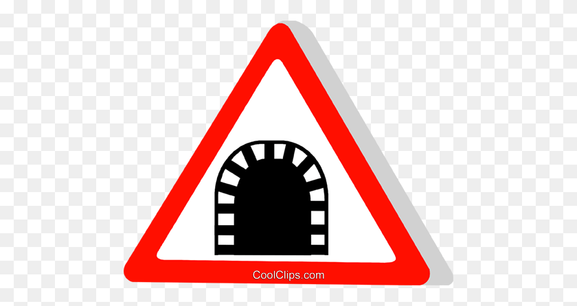 480x386 Eu Traffic Sign, Tunnel Royalty Free Vector Clip Art Illustration - Tunnel Clipart