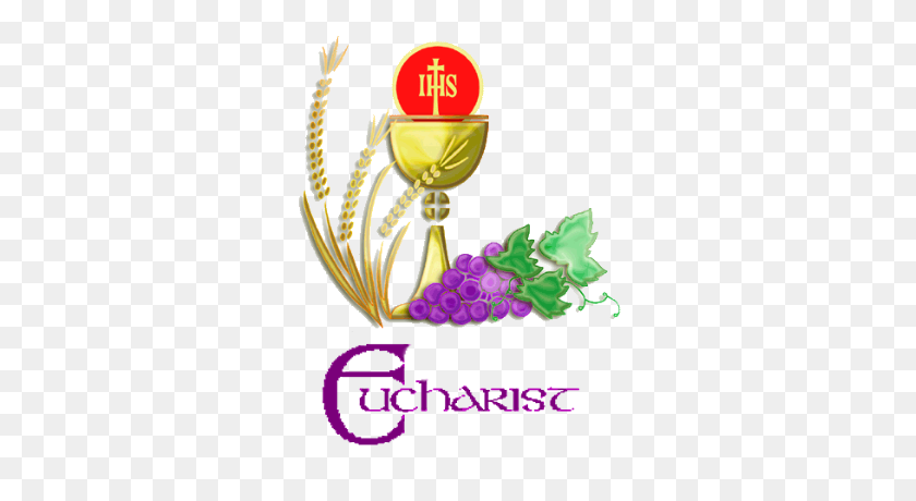 300x400 Eucharist - The Lords Supper Clipart