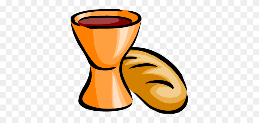 381x340 Eucharist First Communion Chalice Sacramental Bread Computer Icons - From The Pastors Desk Clipart