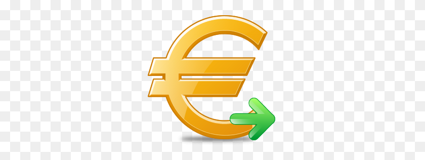 256x256 Euro Icon Png - Euro PNG