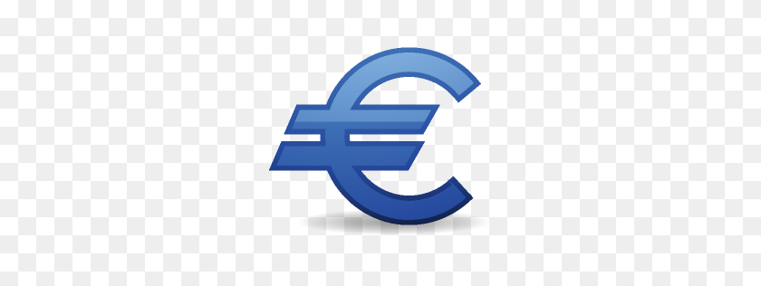 256x256 Значок Евро, Деньги - Евро Png