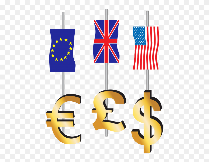 480x592 Знаки Евро Фунт Доллар И Флаги Png - Евро Png