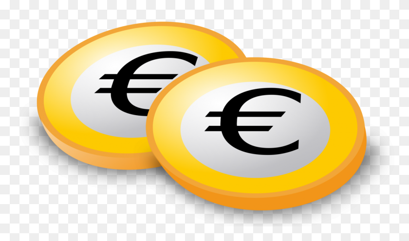 1339x750 Знак Евро Компьютерные Иконки Смайлик Монеты Евро - Евро Клипарт