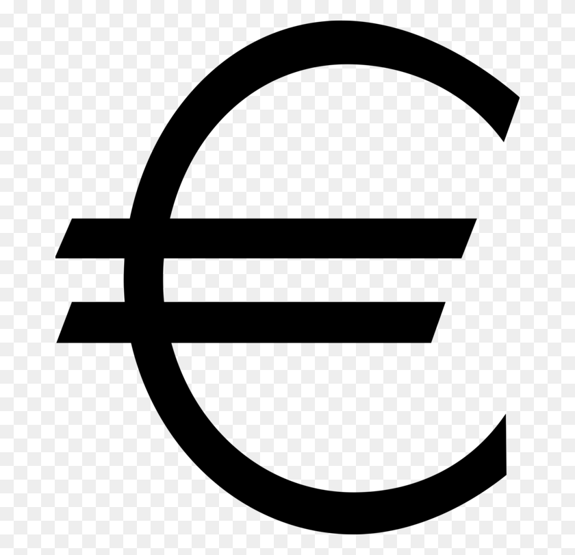 678x750 Signo De Euro, Símbolo De Moneda De Las Monedas De Euro - Euro De Imágenes Prediseñadas