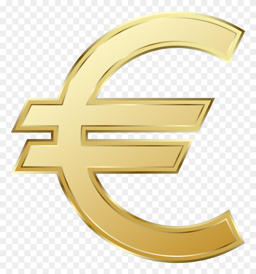 5581x6000 Euro Symbol Png Clip Art - Money Clipart